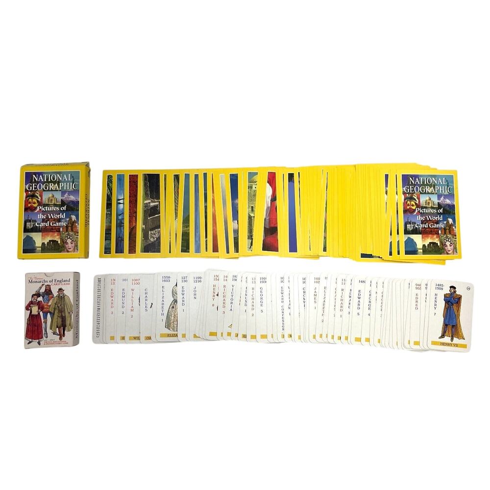National Geographic Pictures Of The World & The Famous Monarchs of England Games